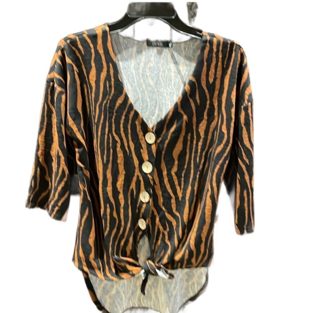 Cure tiger print sweater size small